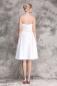 Preview: Brautkleid Standesamt bestickt  mit / ohne Schnürung